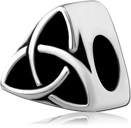 SURGICAL STEEL BEAD 5.0 - 5.2 MM HOLE - TRINITY