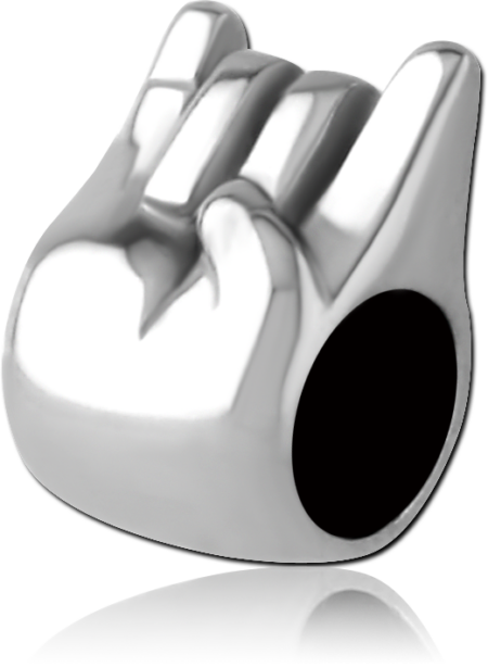 SURGICAL STEEL BEAD 5.0 - 5.6 MM HOLE