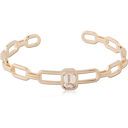 STERLING SILVER 925 18K GOLD PLATED BANGLE