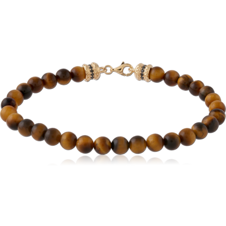 STERLING SILVER 925 18K GOLD PLATED JEWELED BRACELET