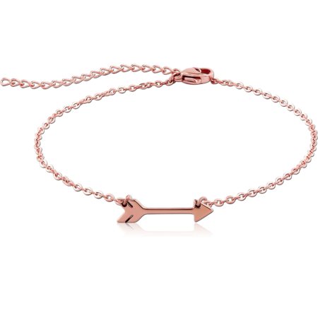 ROSE GOLD PVD COATED SURGICAL STEEL BRACELET