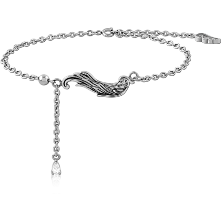 SURGICAL STEEL JEWELED BRACELET