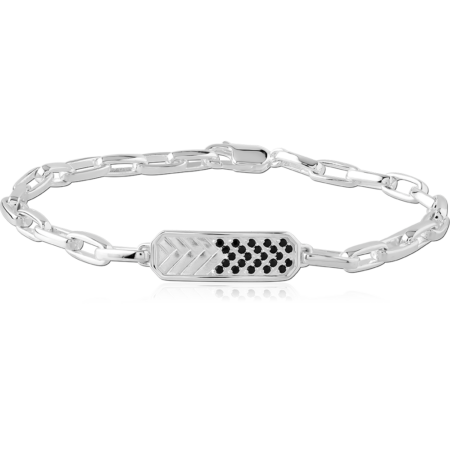 STERLING SILVER 925 JEWELED BRACELET