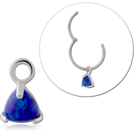 STERLING SILVER 925 JEWELED SLIDING CHARM