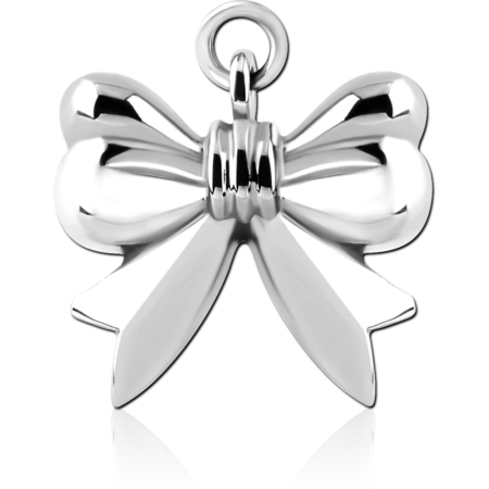 SURGICAL STEEL CHARM - BOW