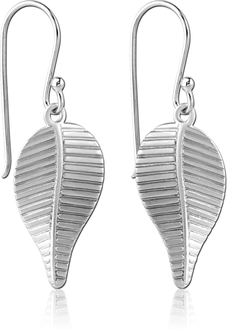 STERLING SILVER 925 RHODIUM PLATED JEWELED EARRINGS PAIR