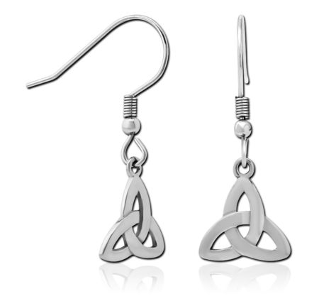 SURGICAL STEEL EARRINGS PAIR - FANCY TRIANGLE