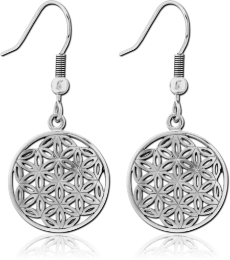 SURGICAL STEEL EARRINGS PAIR - FILIGREE