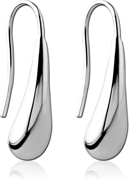 STERLING SILVER 925 EARRINGS PAIR - DROP