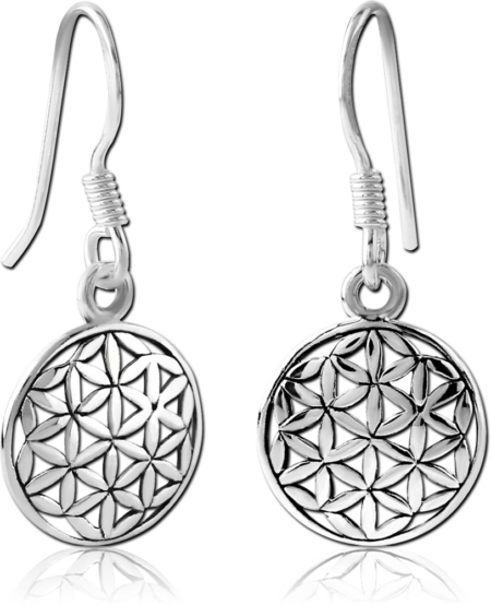 STERLING SILVER 925 EARRINGS PAIR - FILIGREE