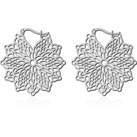 SURGICAL STEEL HOOP EARRINGS PAIR