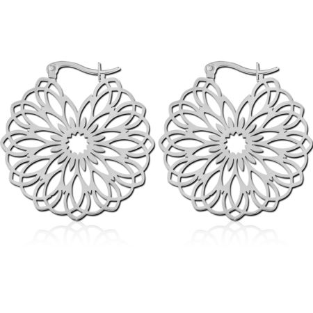 SURGICAL STEEL HOOP EARRINGS PAIR