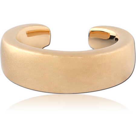 STERLING SILVER 925 18K GOLD PLATED EAR EAR CUFF