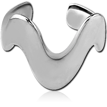 SURGICAL STEEL EAR CUFF - W