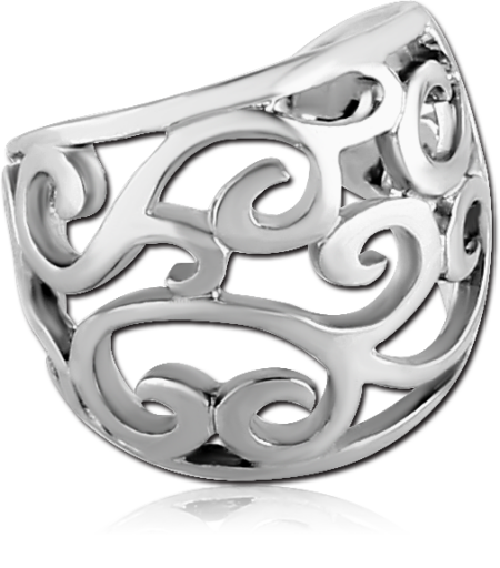 SURGICAL STEEL EAR CUFF - FILIGREE