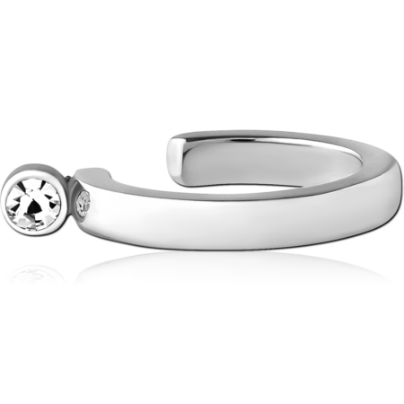 SURGICAL STEEL JEWELED EAR CUFF