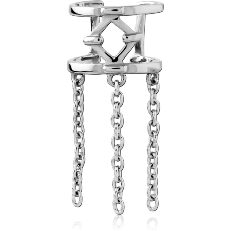 SURGICAL STEEL EAR CUFF CHAIN