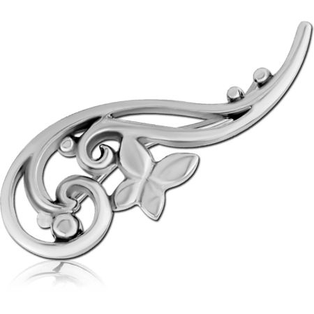SURGICAL STEEL EAR VINE -LEFT