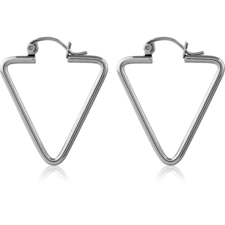SURGICAL STEEL WIRE HOOP EARRINGS
