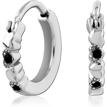 SURGICAL STEEL HOOP EARRINGS PAIR