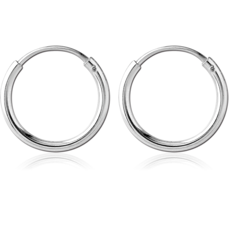 STERLING SILVER 925 HOOP EARRINGS