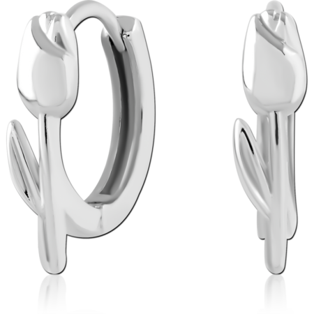 STERLING SILVER 925 PLATED HUGGIES PAIR