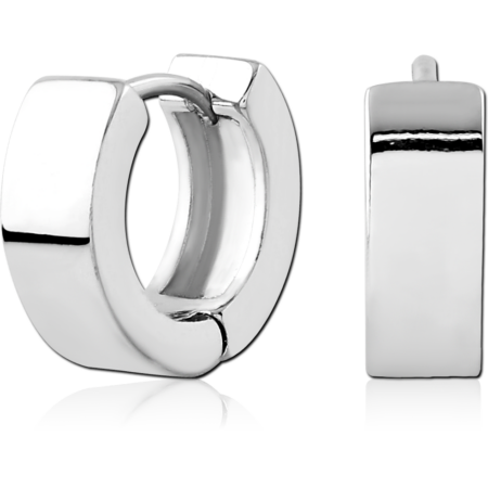 STERLING SILVER 925 PLATED HUGGIES PAIR