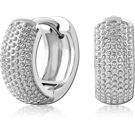 STERLING SILVER 925 PLATED HUGGIES PAIR