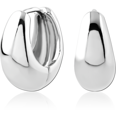 STERLING SILVER 925 PLATED HUGGIES PAIR