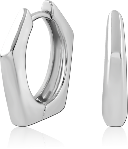 STERLING SILVER 925 PLATED HUGGIES PAIR