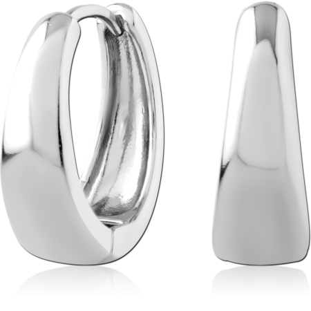 STERLING SILVER 925 PLATED HUGGIES PAIR