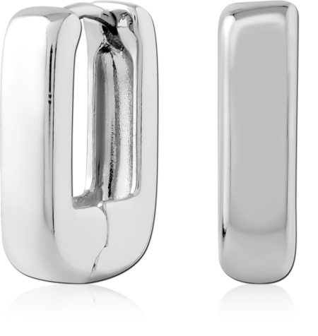 STERLING SILVER 925 PLATED HUGGIES PAIR