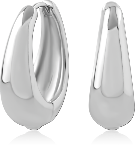 STERLING SILVER 925 PLATED HUGGIES PAIR