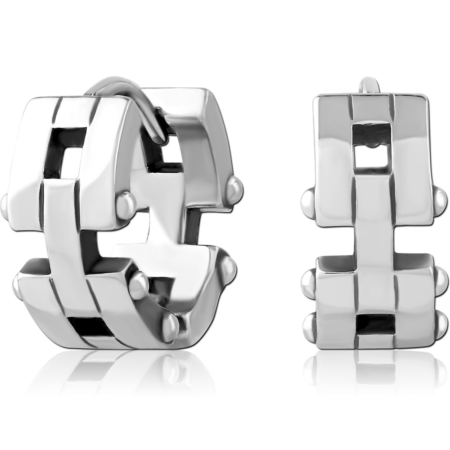 SURGICAL STEEL HUGGIES PAIR