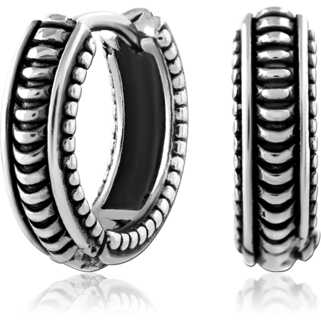 SURGICAL STEEL HOOP EARRINGS PAIR