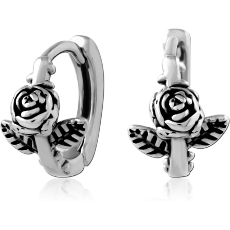 SURGICAL STEEL HOOP EARRINGS PAIR