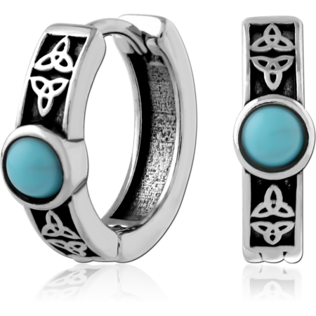 SURGICAL STEEL HOOP EARRINGS PAIR