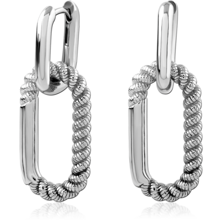 SURGICAL STEEL HUGGIES PAIR