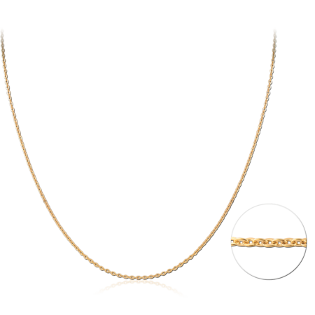 STERLING SILVER 925 18K GOLD PLATED NECKLACE