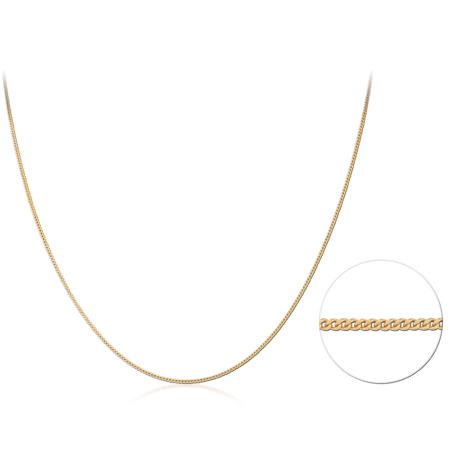 STERLING SILVER 925 18K GOLD PLATED NECKLACE