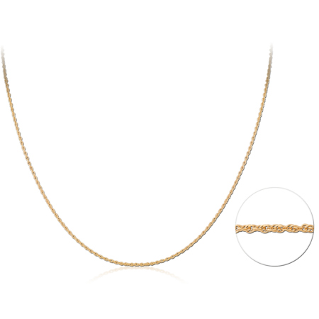 STERLING SILVER 925 18K GOLD PLATED NECKLACE
