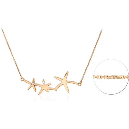 STERLING SILVER 925 18K GOLD PLATED NECKLACE WITH PENDANT