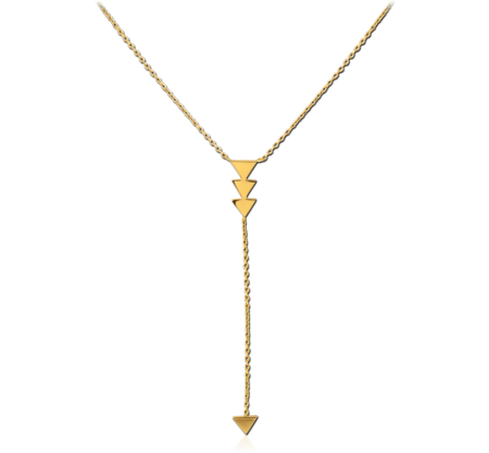 STERLING SILVER 925 GOLD PLATED NECKLACE WITH PENDANT
