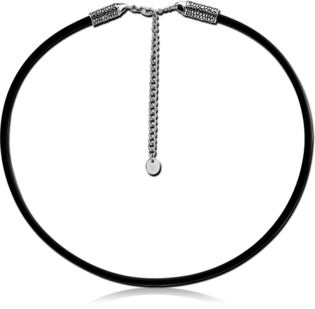 KOOL KATANA RUBBER NECKLACES WITH SURGICAL STEEL LOCK
