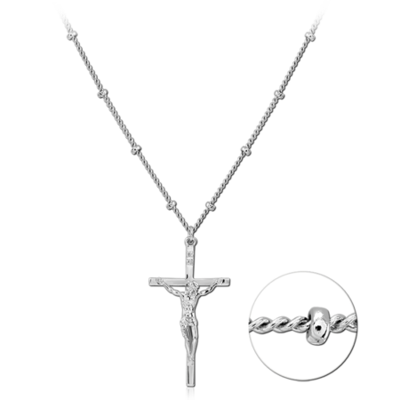 STERLING SILVER 925 PLATED JEWELED NECKLACE WITH PENDANT