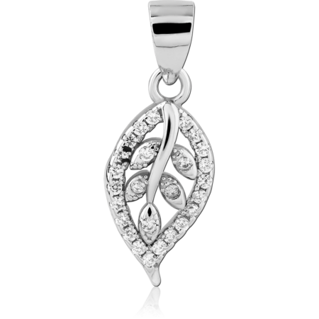 STERLING SILVER 925 RHODIUM PLATED PENDANT