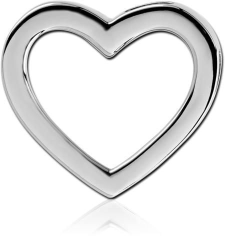 SURGICAL STEEL PENDANT - HEART