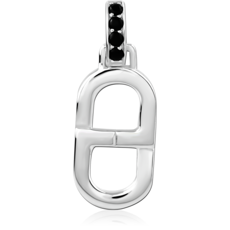 STERLING SILVER 925 JEWELED PENDANT