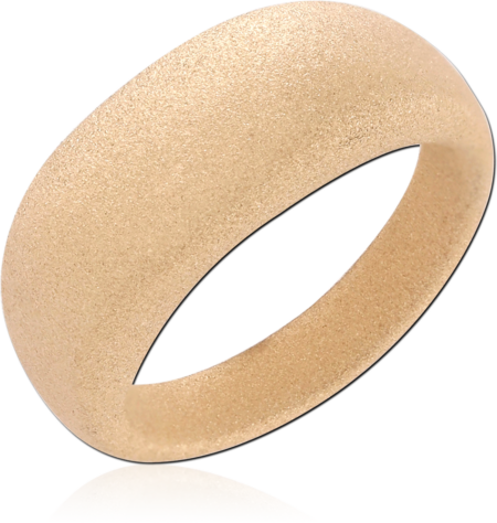 GOLD PVD 18K COATED SURGICAL STEEL RING