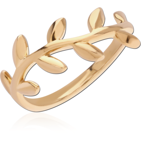 STERLING SILVER 925 18K GOLD PLATED RING